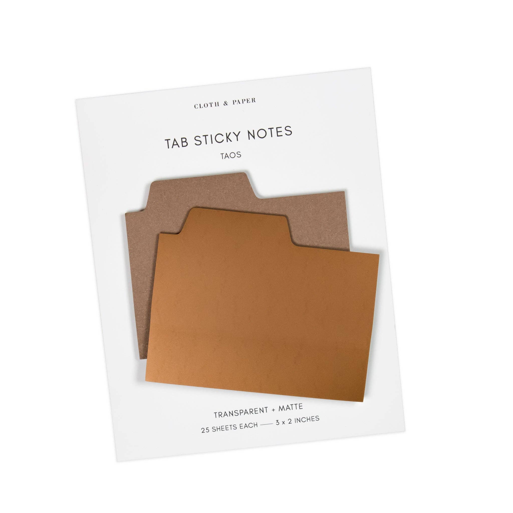 Blank Tab Sticky Note Set