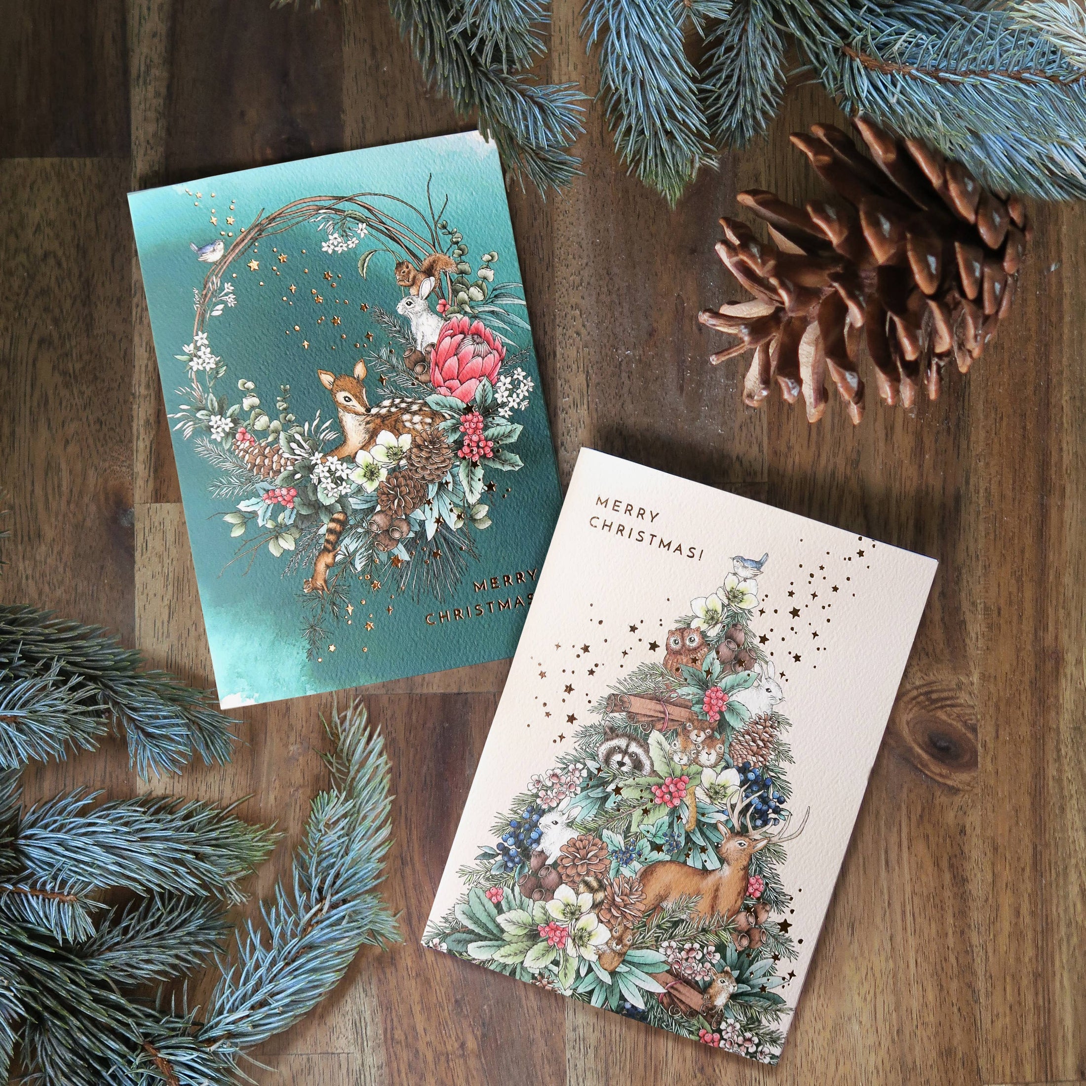 Enchanted Christmas Tree Card