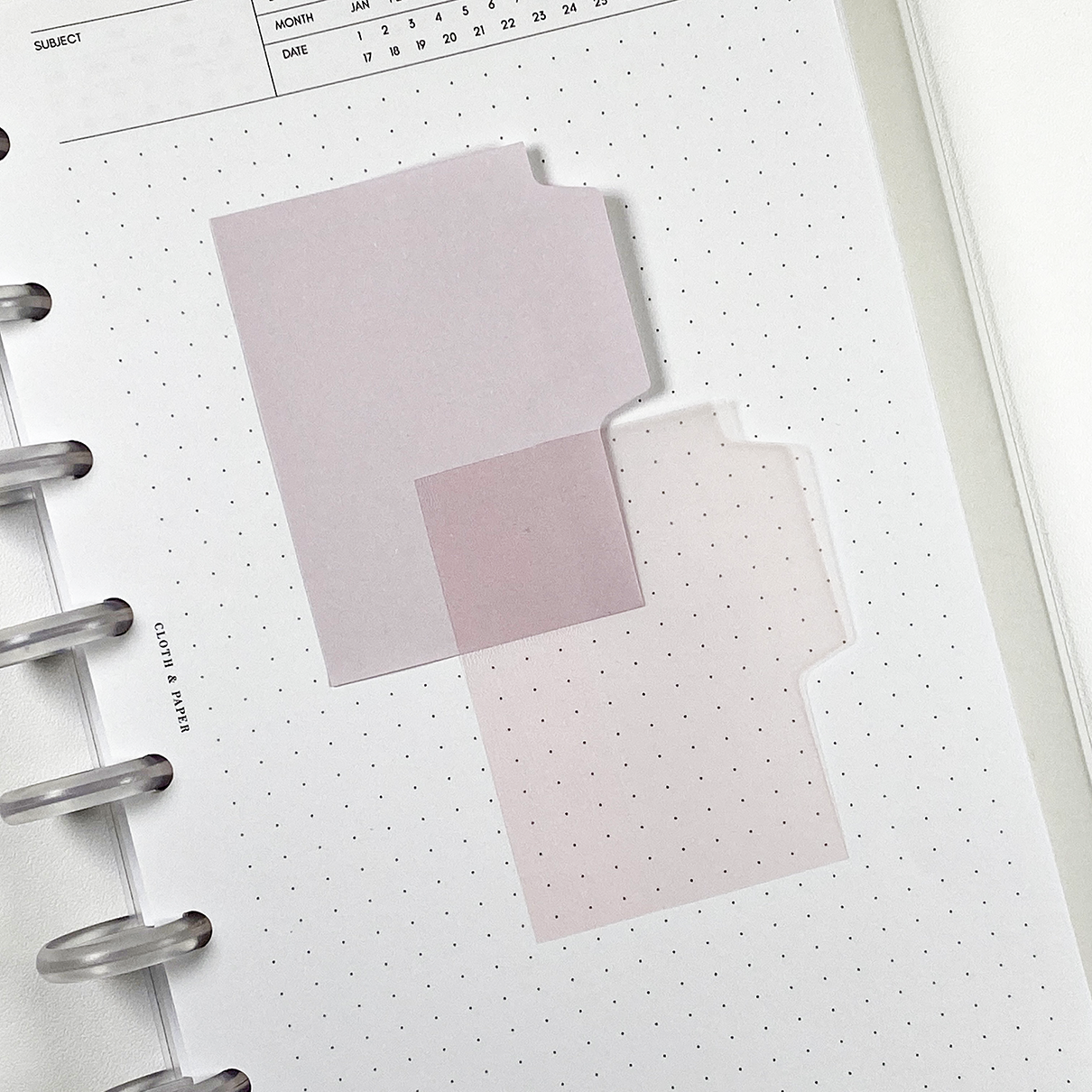 Blank Tab Sticky Note Set