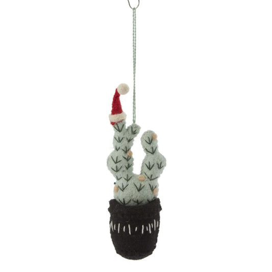 Festive Cactus Ornament