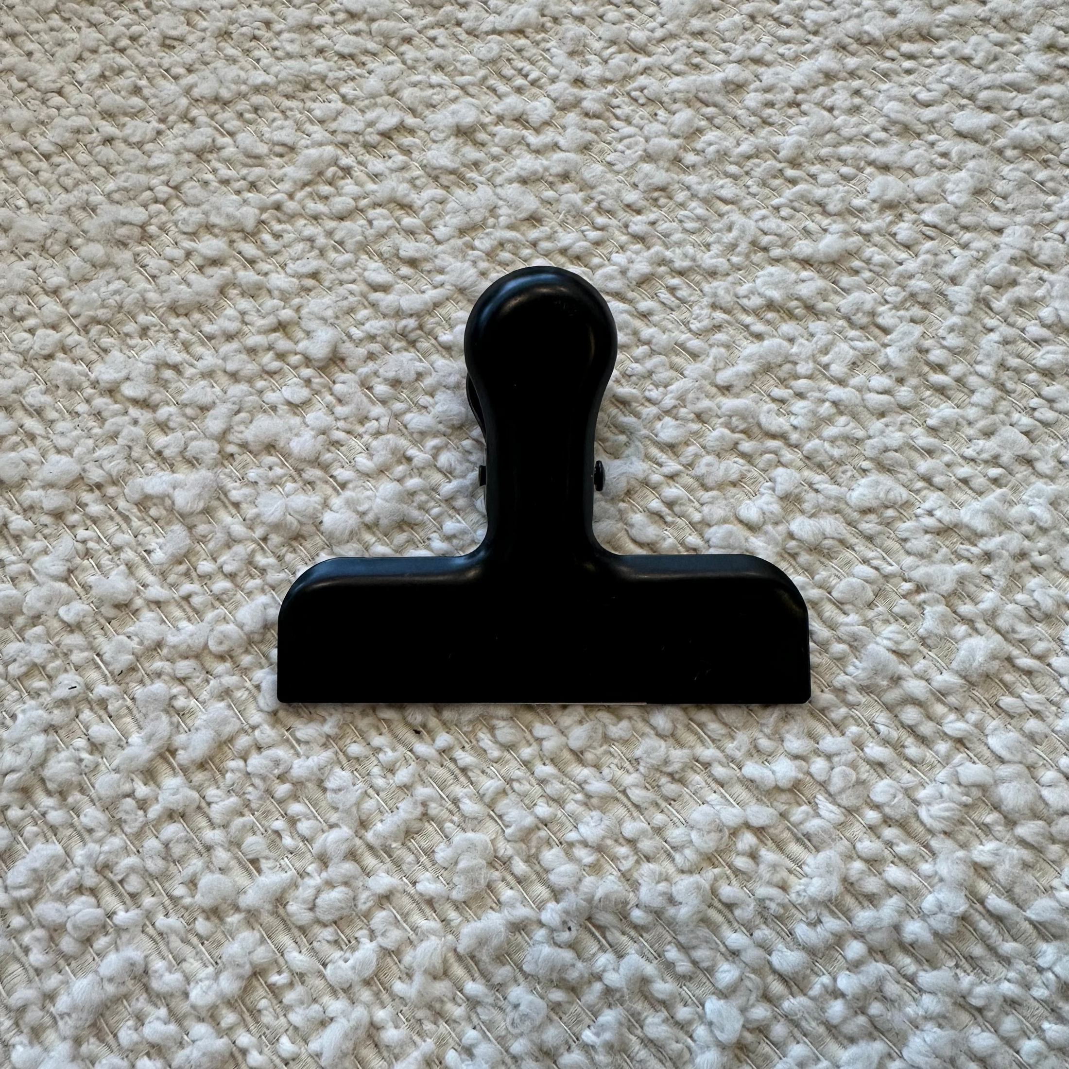 Black Bulldog Clip