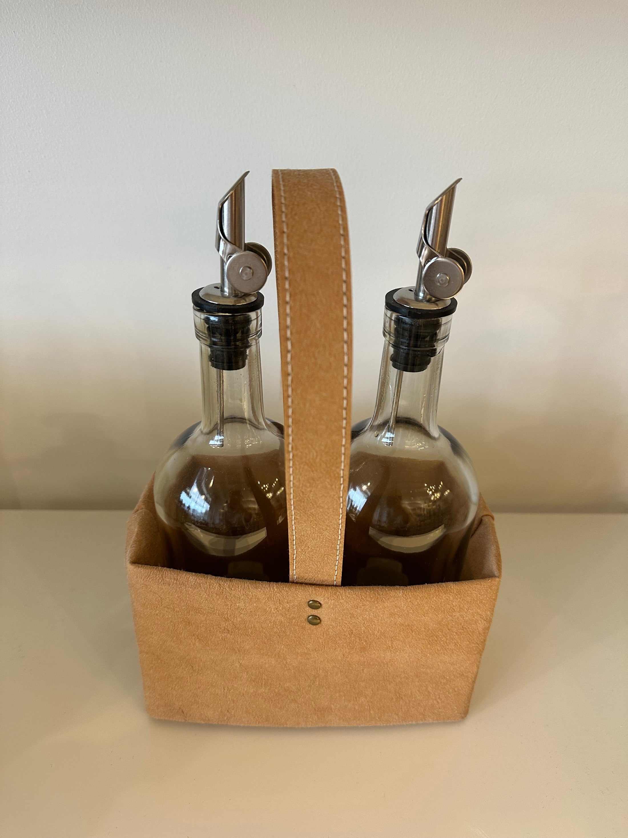 Paper Caddy + Oil and Vinegar Set