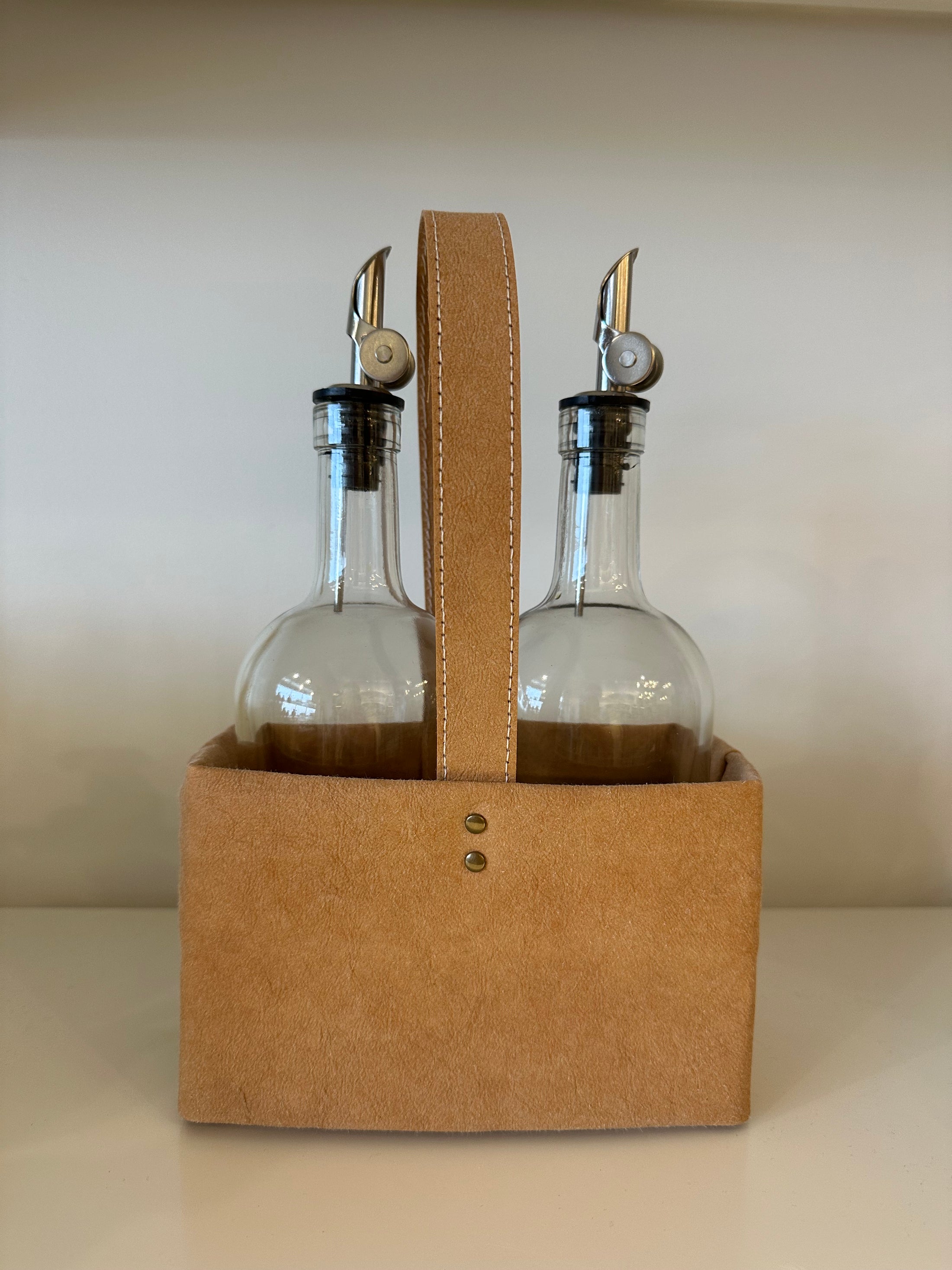 Paper Caddy + Oil and Vinegar Set