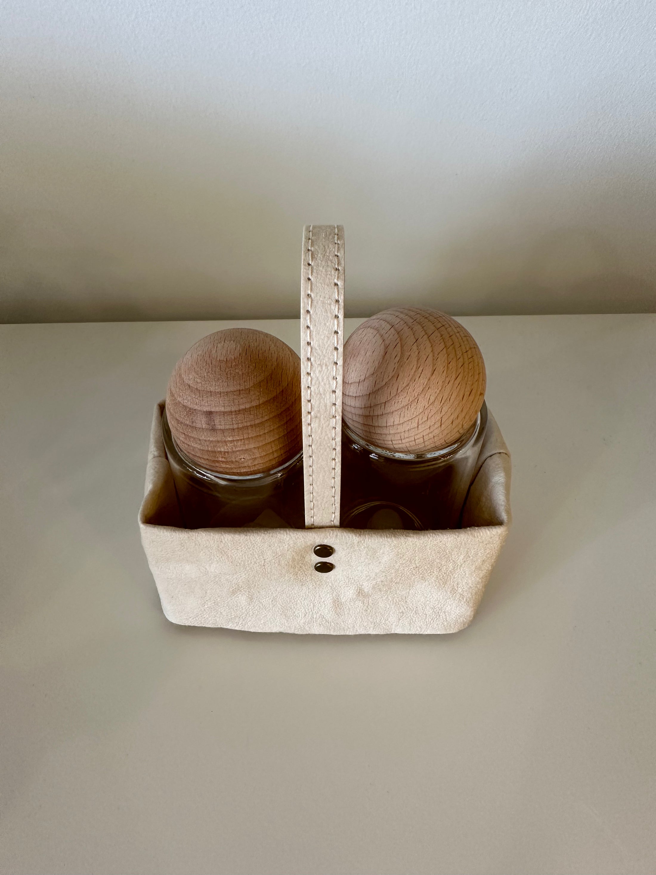 Paper Caddy + Salt and Pepper Set