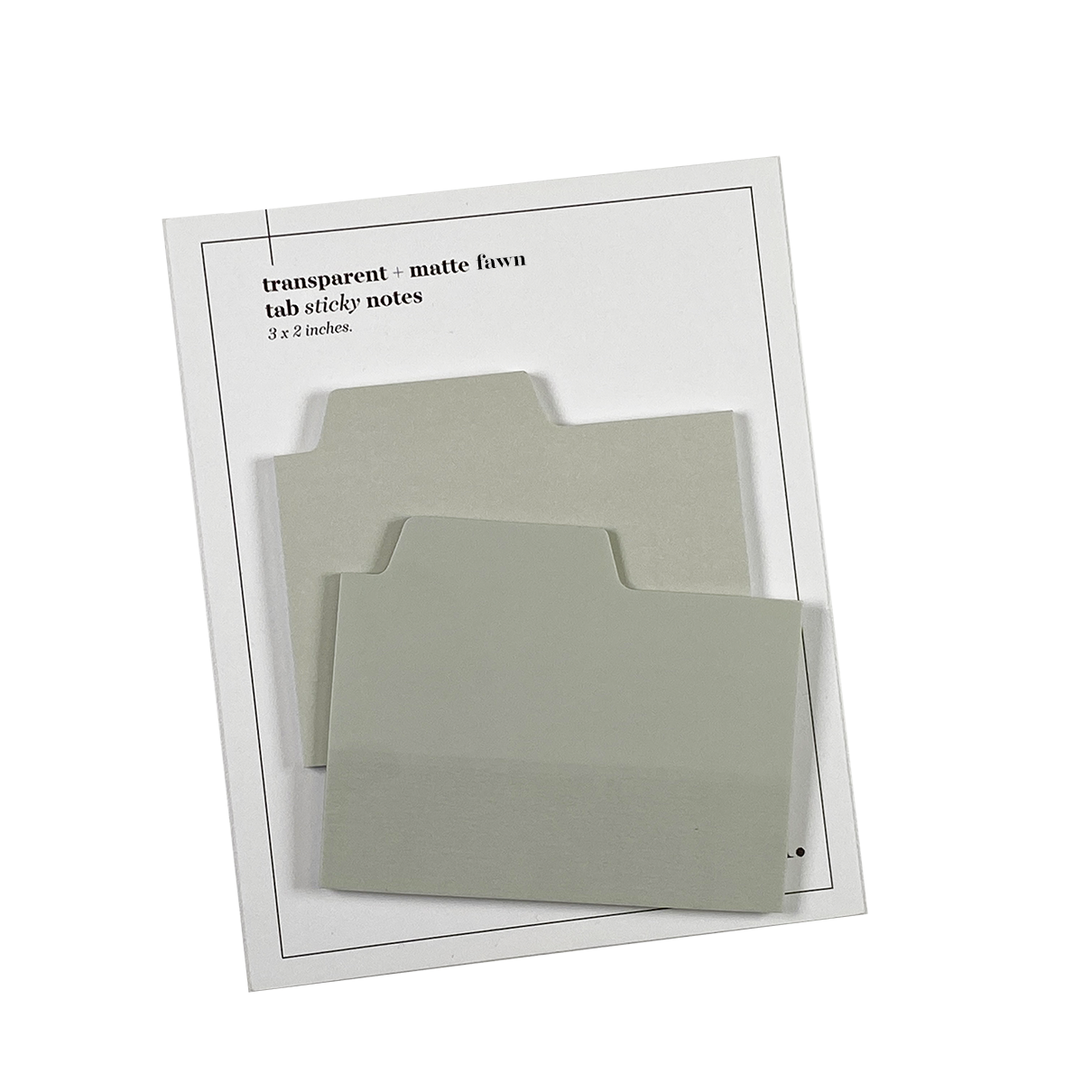 Blank Tab Sticky Note Set