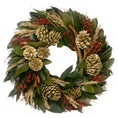 Load image into Gallery viewer, Holiday Pinecone Wreath
