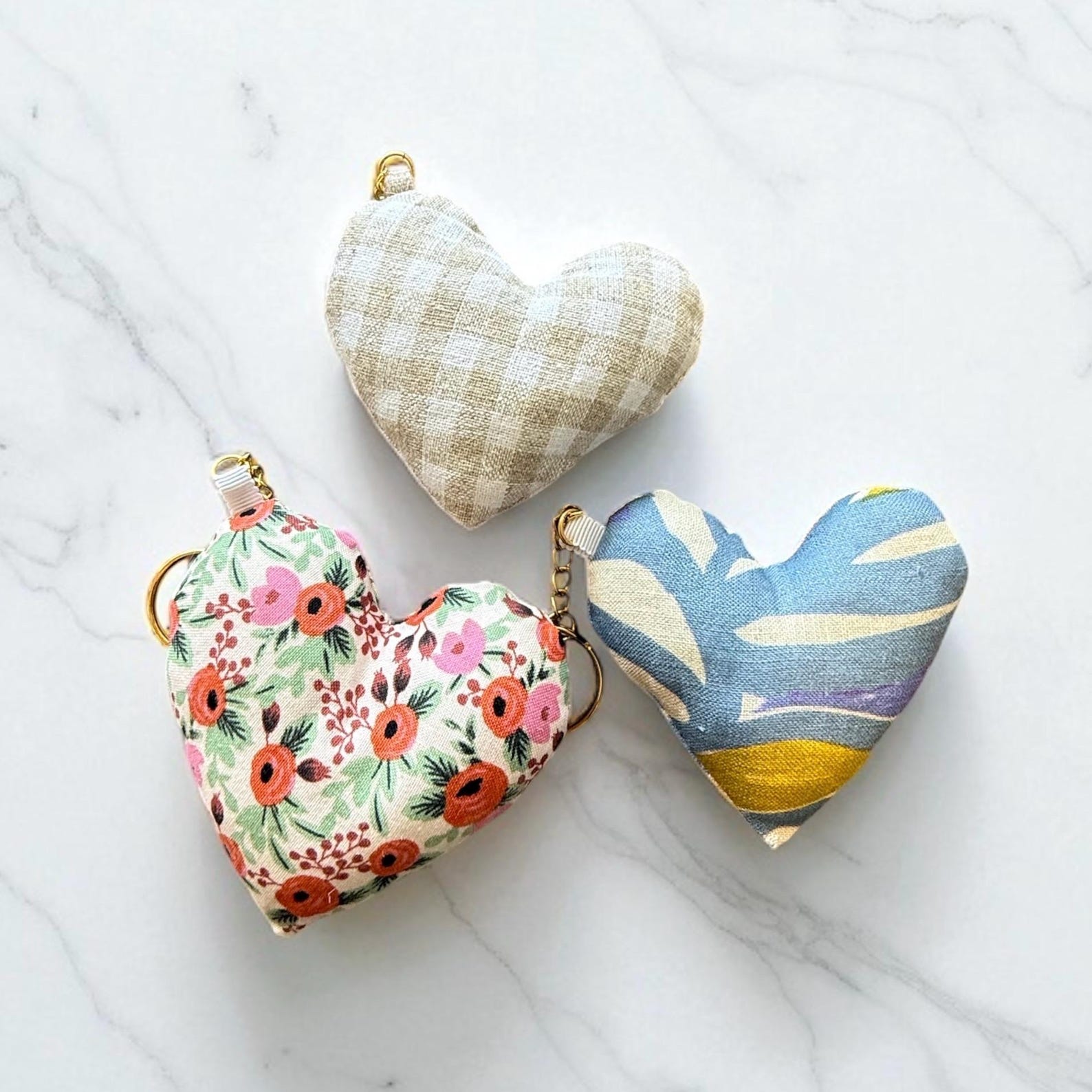 Heart Charm Keychain